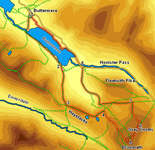 Map for walk up Haystacks and Brandreth