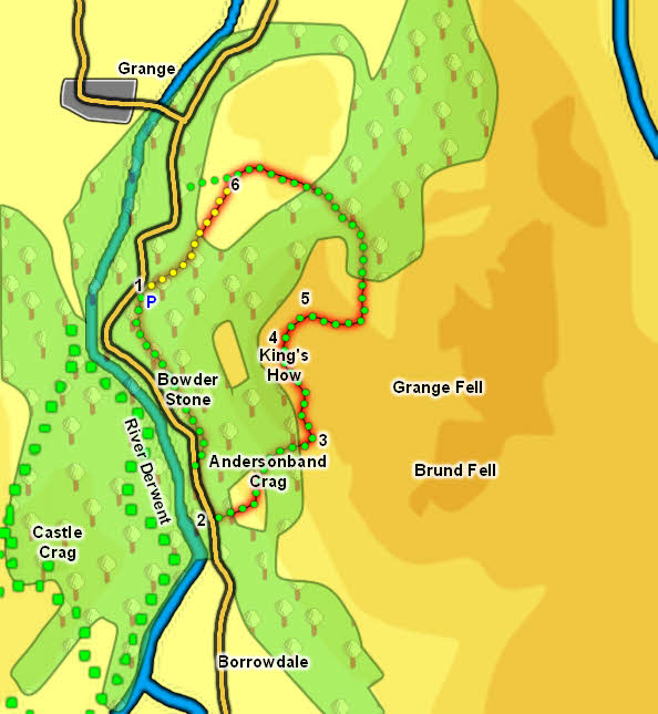 Map: King's How