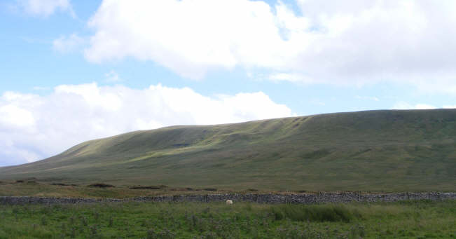 West face of Great Whernside