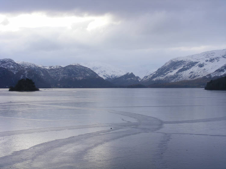 Derwent Water Frozen