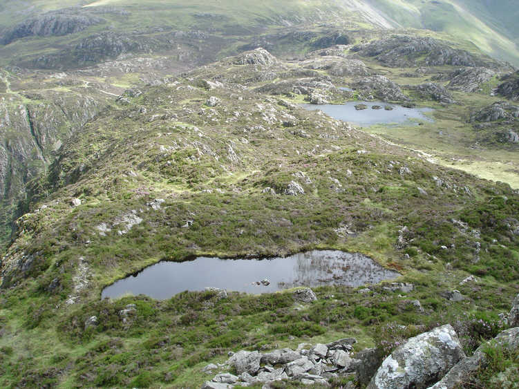 View along the summit of Haystacks