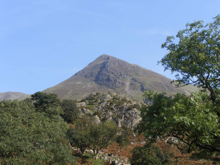 A view of Whiteless Pike from Dale How, at the base of High Rannerdale. 